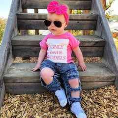 DATE MODELS GIRLS TEE PINK